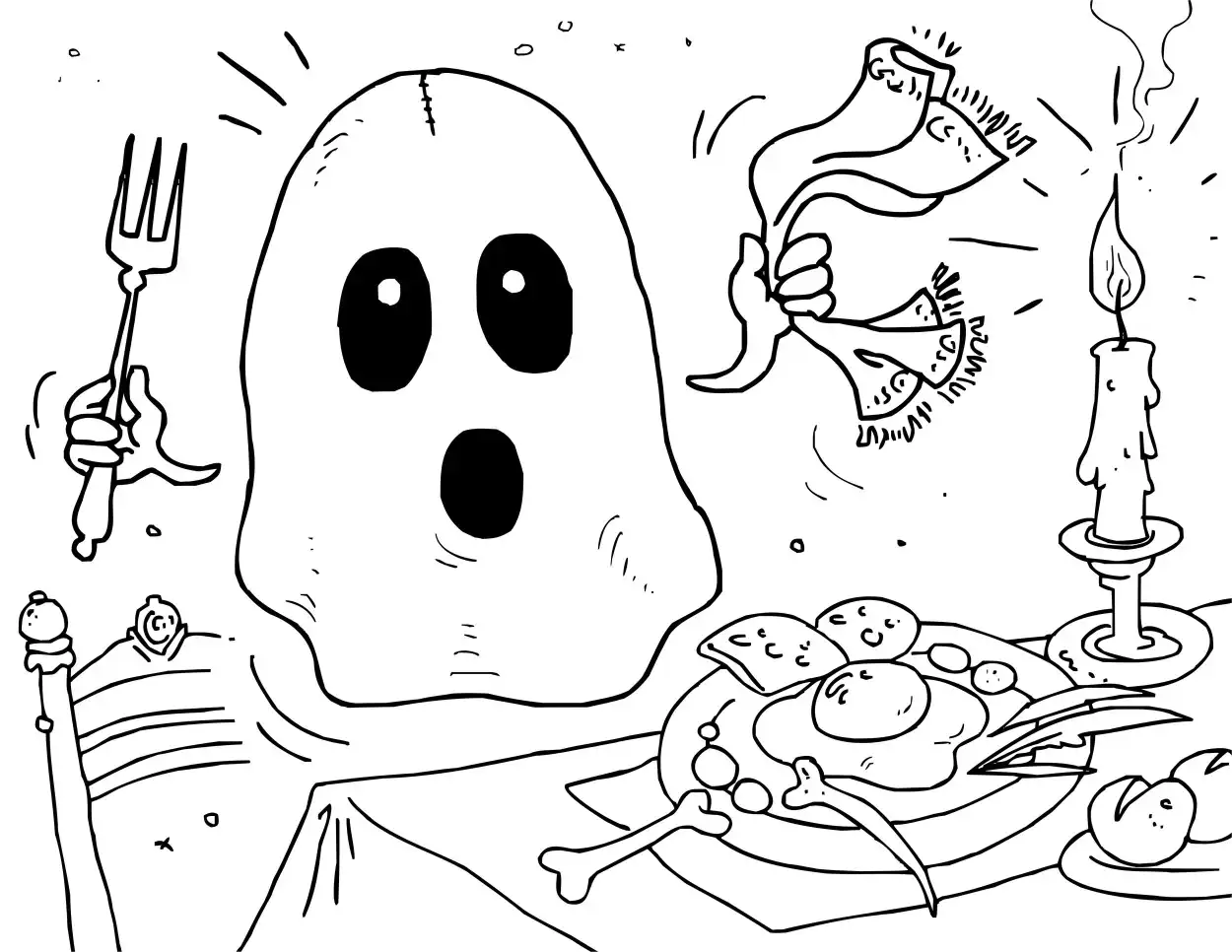 Halloween coloring page 1