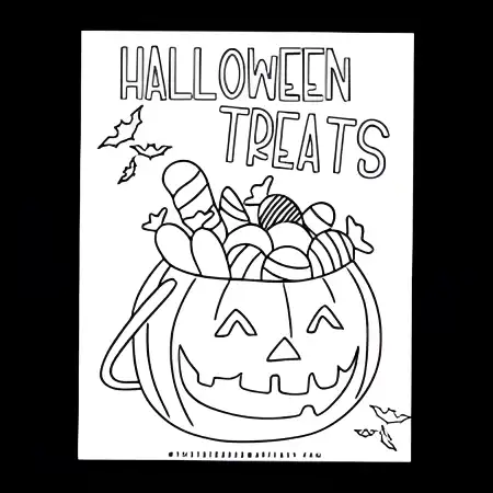 Halloween coloring page 8