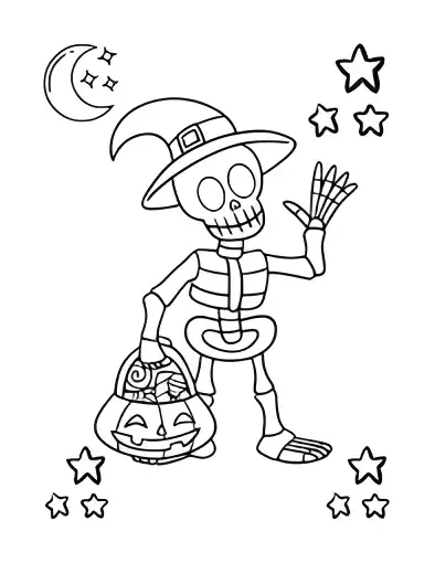 Halloween coloring page 11