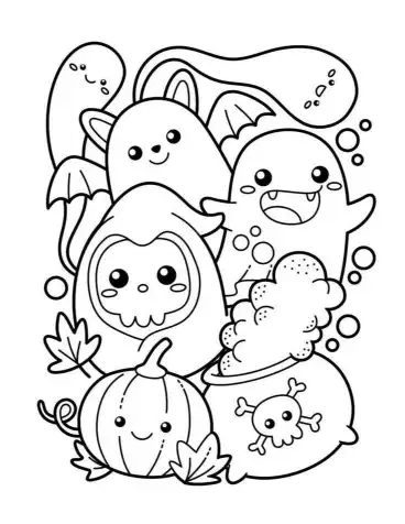 Halloween coloring page 13