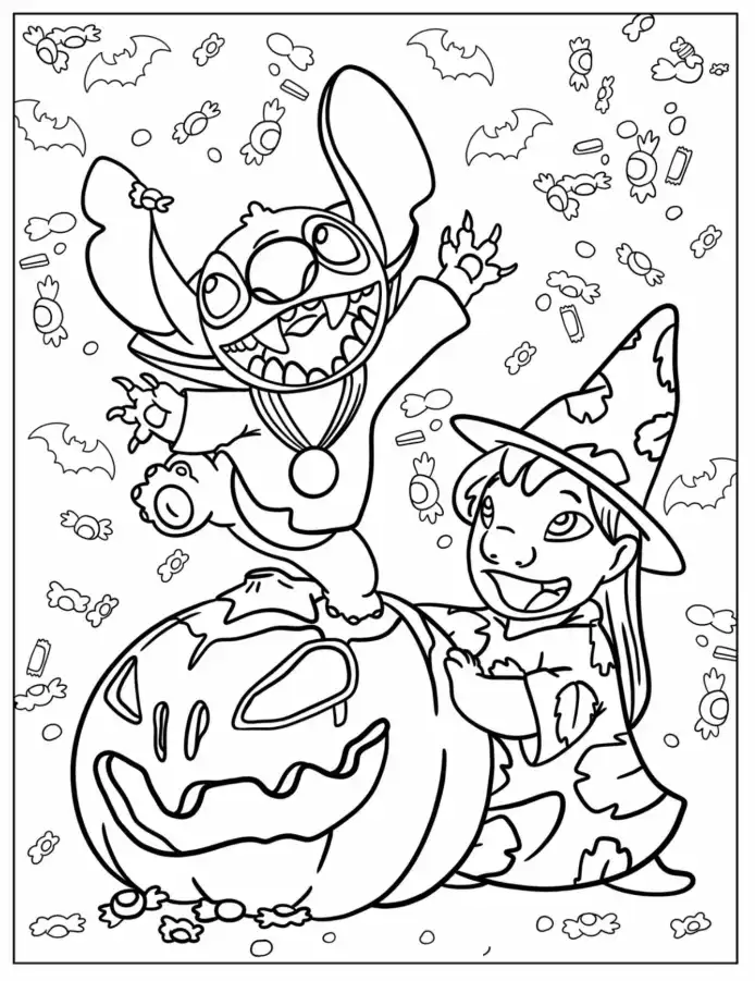 Halloween coloring page 15
