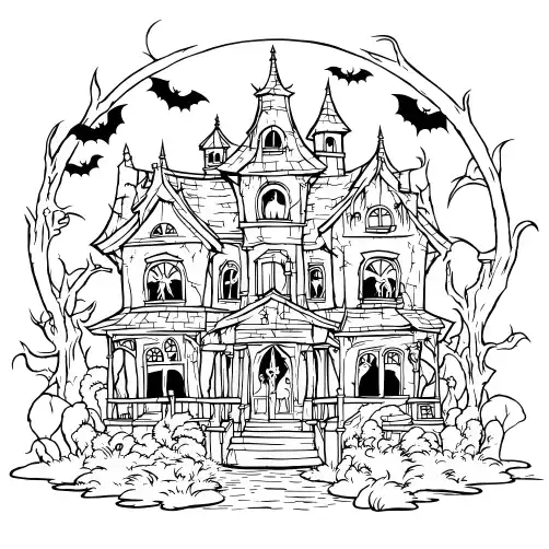 Halloween coloring page 2