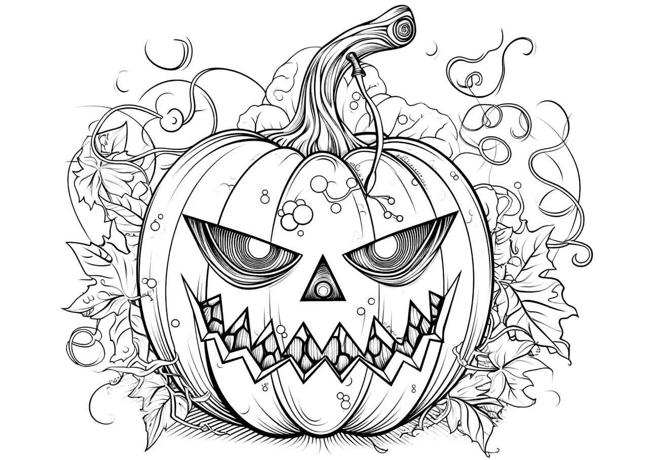 Halloween coloring page 17