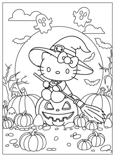 Halloween coloring page 20