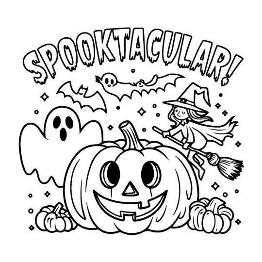 Halloween coloring page 23