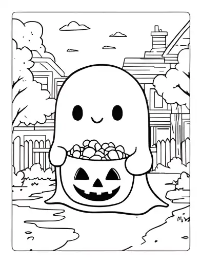 Halloween coloring page 26
