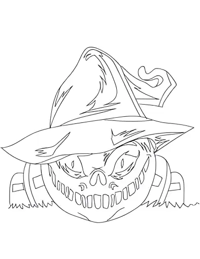 Halloween coloring page 27