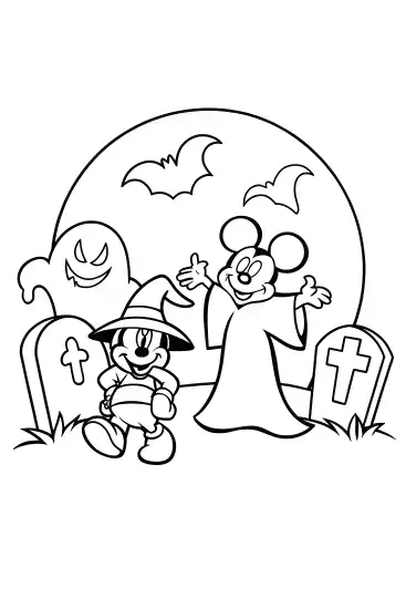 Halloween coloring page 28