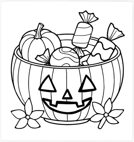 Halloween coloring page 29