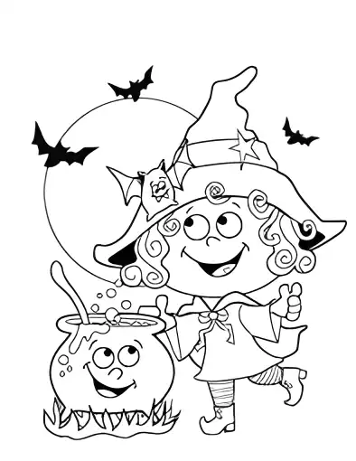 Halloween coloring page 33