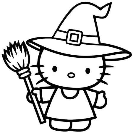 Halloween coloring page 34